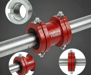 Display of Fortis Forge irrigation fitting