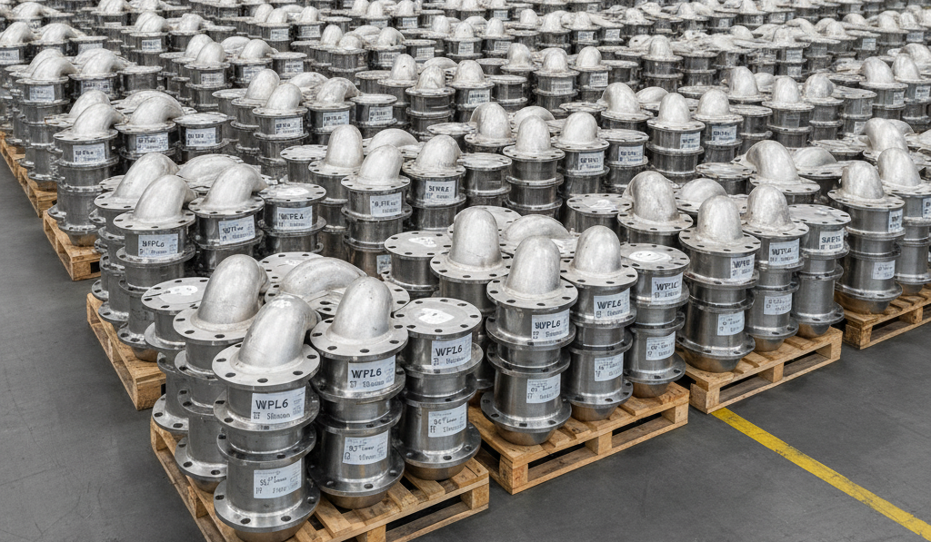 WPL6 fittings showcased in a warehouse or industrial environment