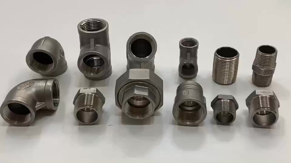 Variety of MS pipe fittings including elbows, tees, and reducers