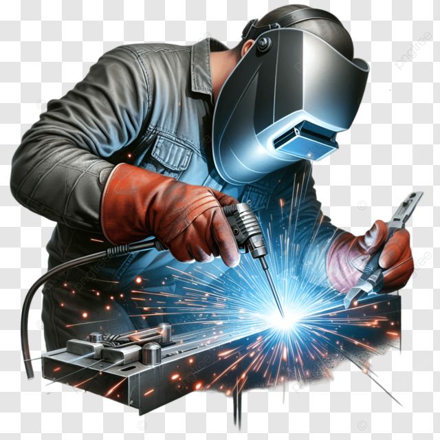 illustration of welding process for mild steel buttweld fittings