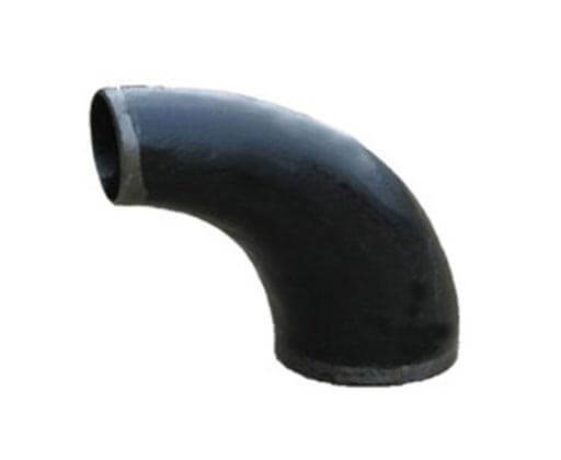 Seamless reducing elbow installed in an industrial pipe system