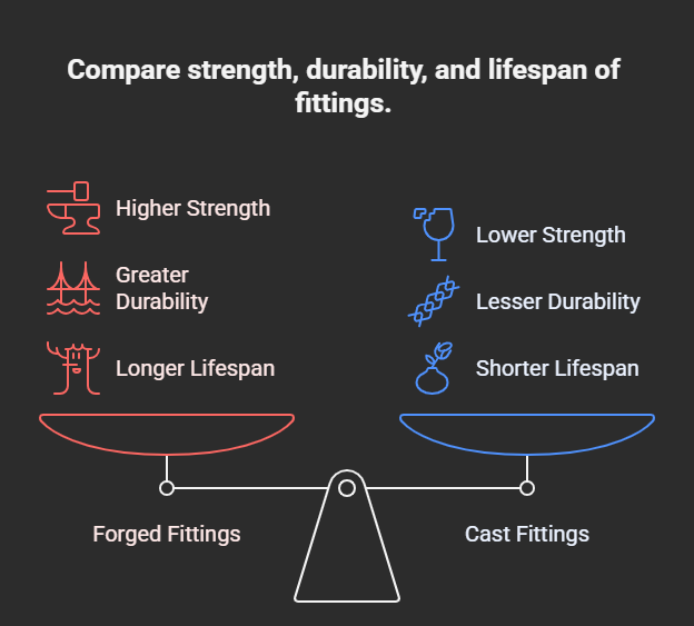 comparing forged and cast