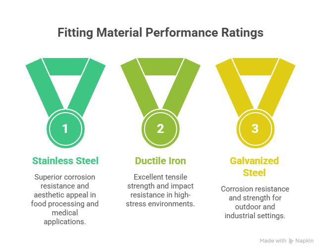 Durability & Performance Ratings of Different Fitting Materials image