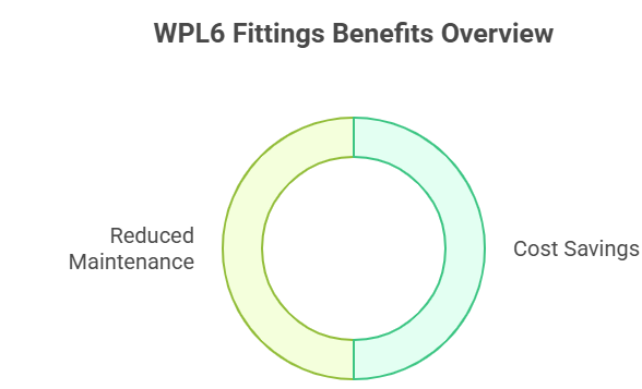 Cost vs. Maintenance savings with WPL6 fitting