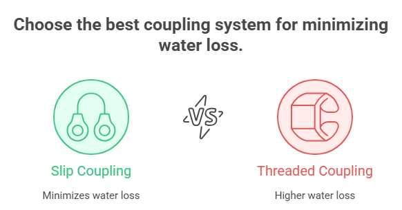 Chart comparing traditional and modern couplings
